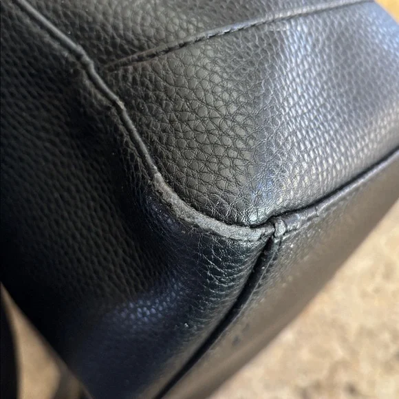 Lanvin Black Crossbody Bag with Gold Accents - Picture 11 of 15